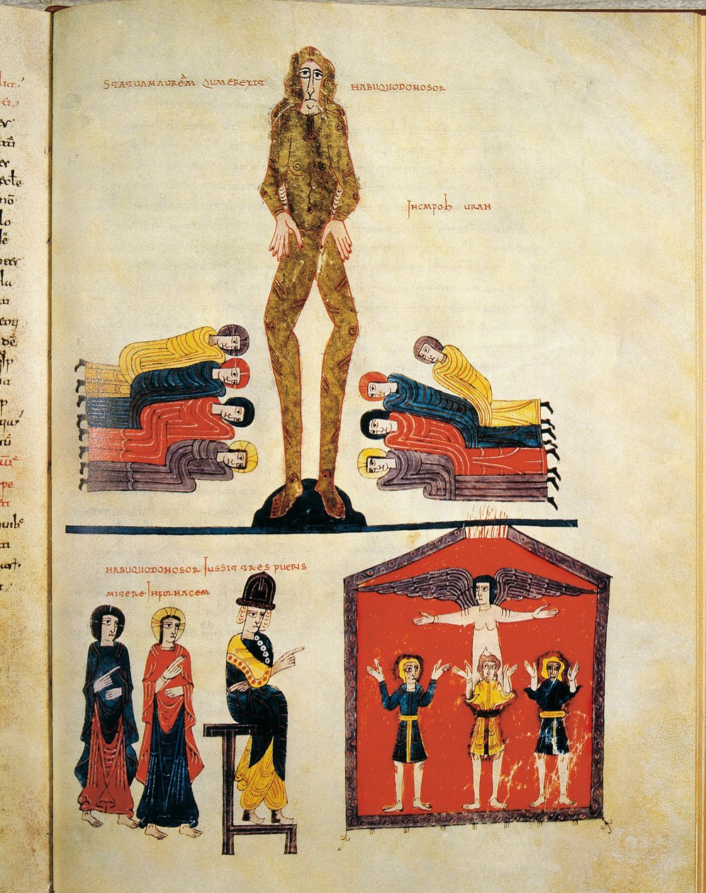 Kong Nebukadnesar II (630-561 f.Kr.) (miniatyr), 976 av Unbekannt