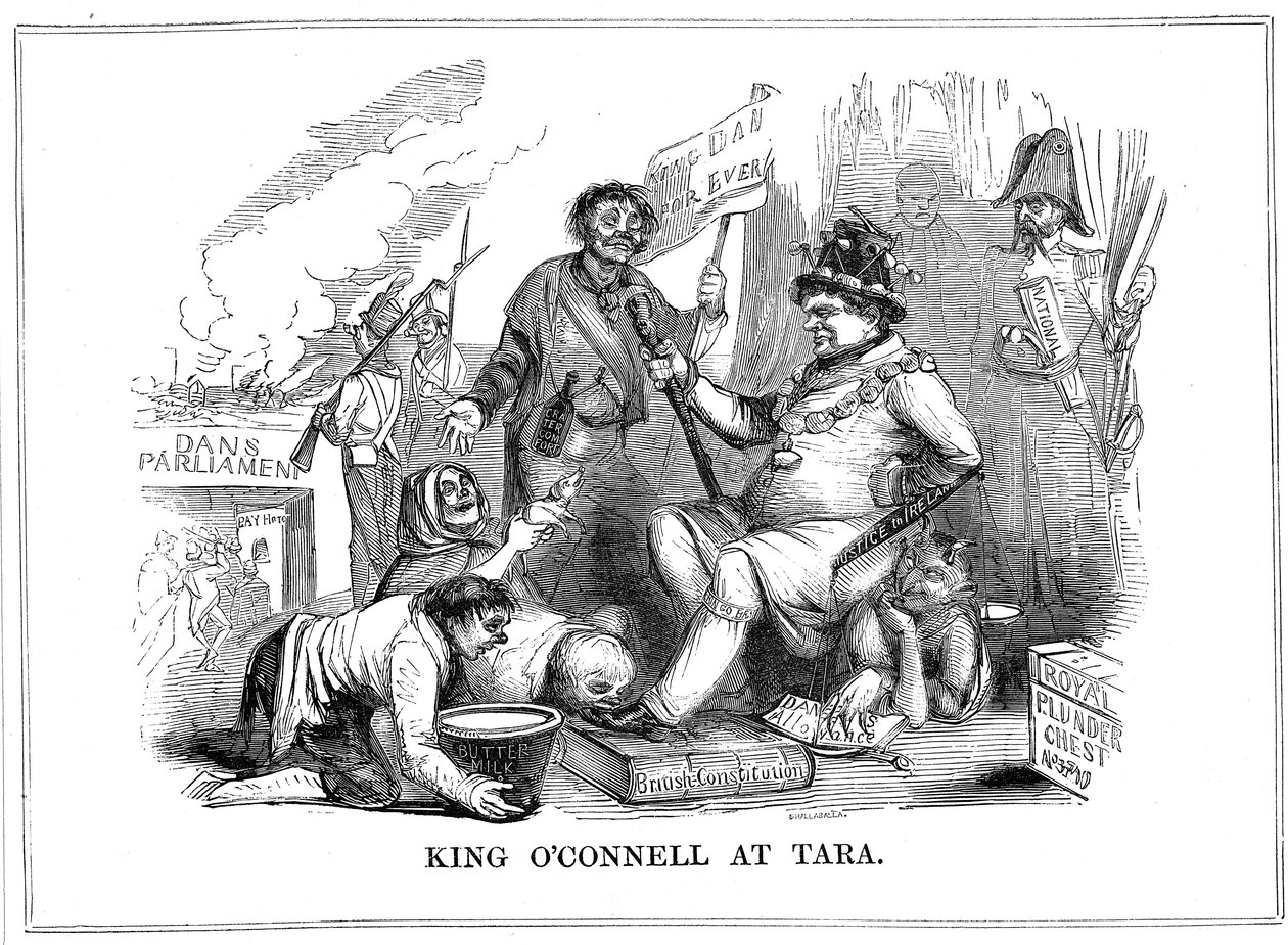 Kong OConnell i Tara, 1843 av Unbekannt