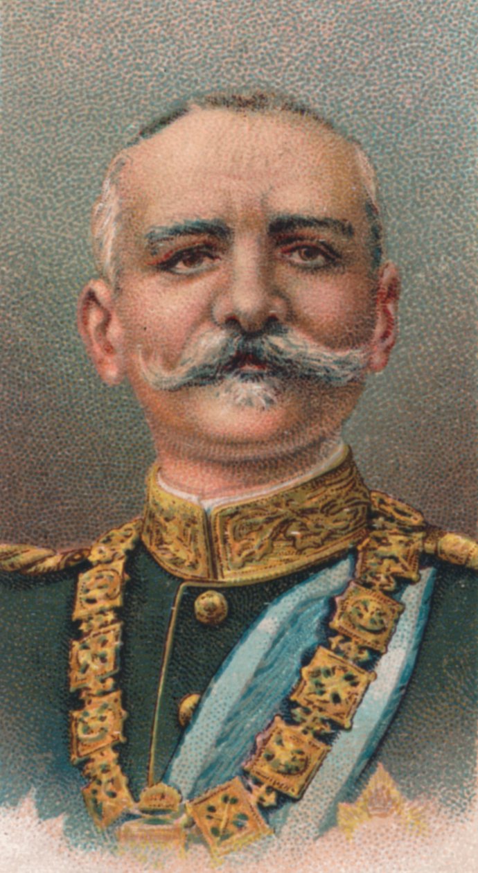 Kong Peter I 1844-1921 av Serbia, 1917 av Unbekannt