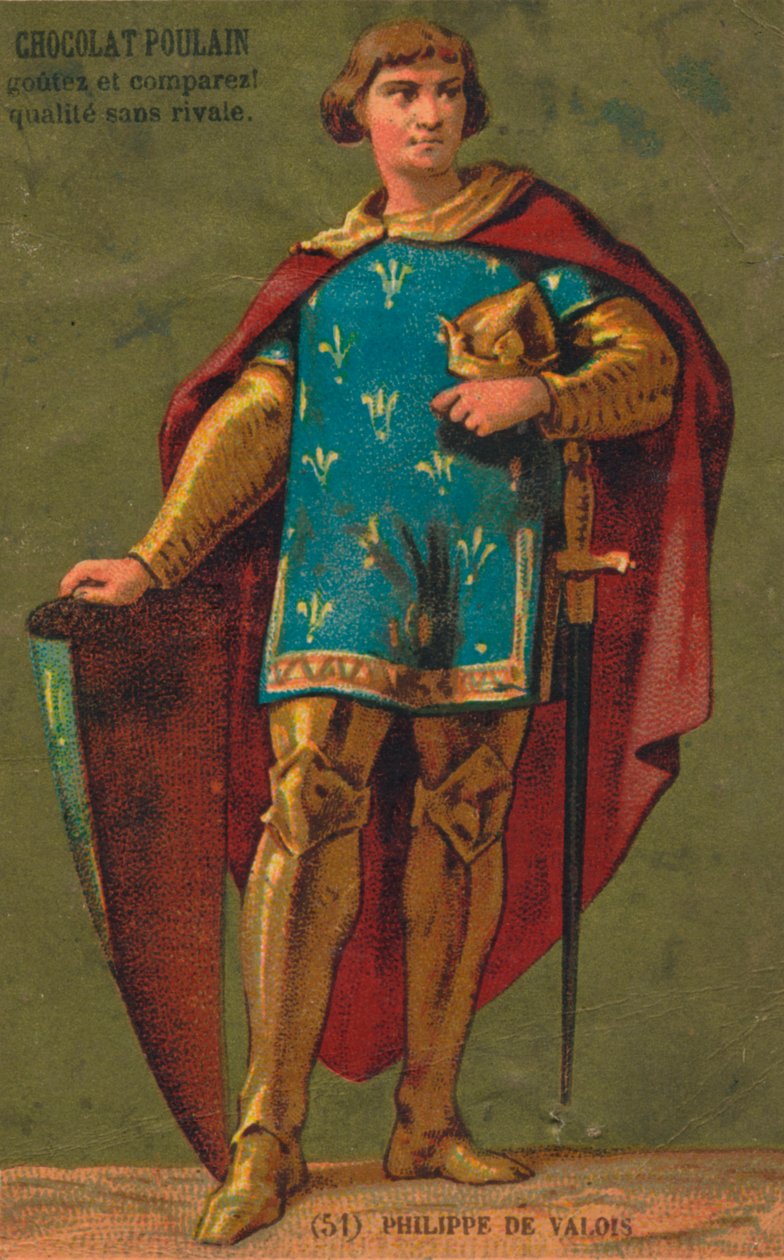 Kong Filip VI 1293-1350, konge av Frankrike av Unbekannt