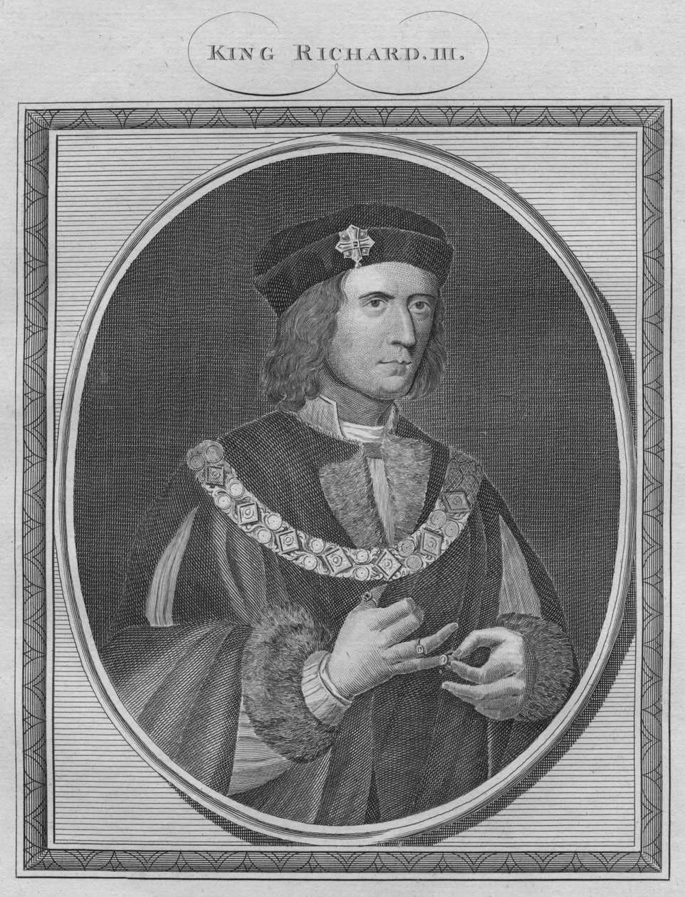 Kong Richard III, 1786. av Unbekannt