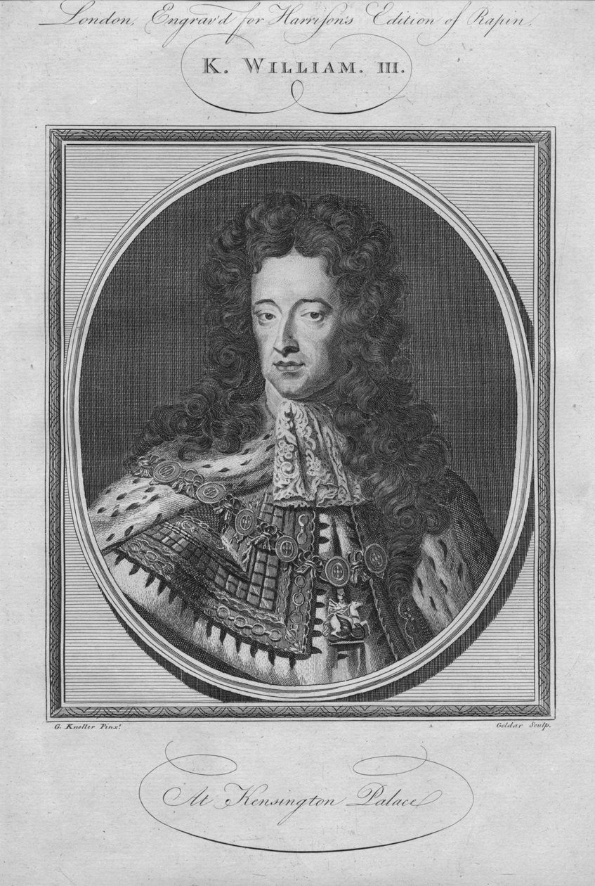 Kong Vilhelm III, 1784. av Unbekannt