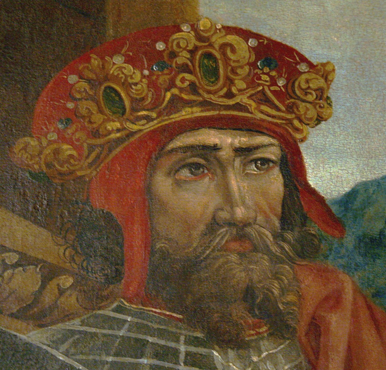 Kong Wladyslaw II. Jagiello Detail, ca 1530 av Unbekannt