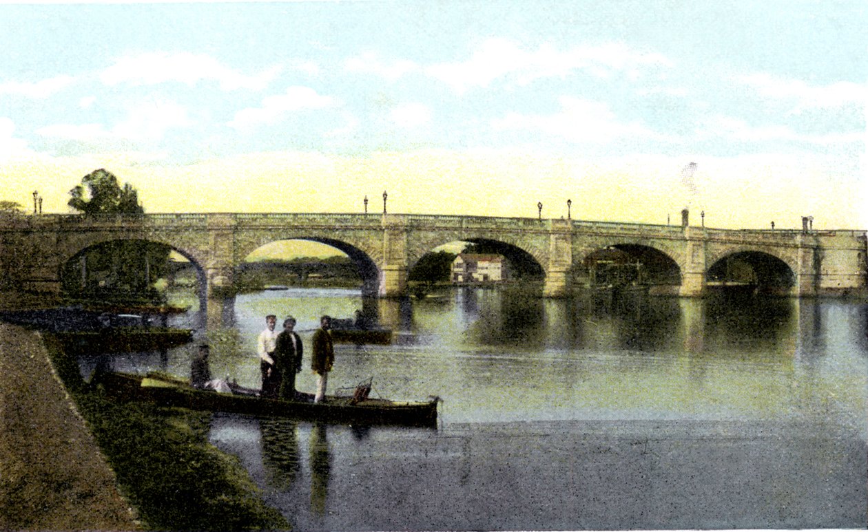 Kingston upon Thames Bridge, London, 1900-tallet av Unbekannt