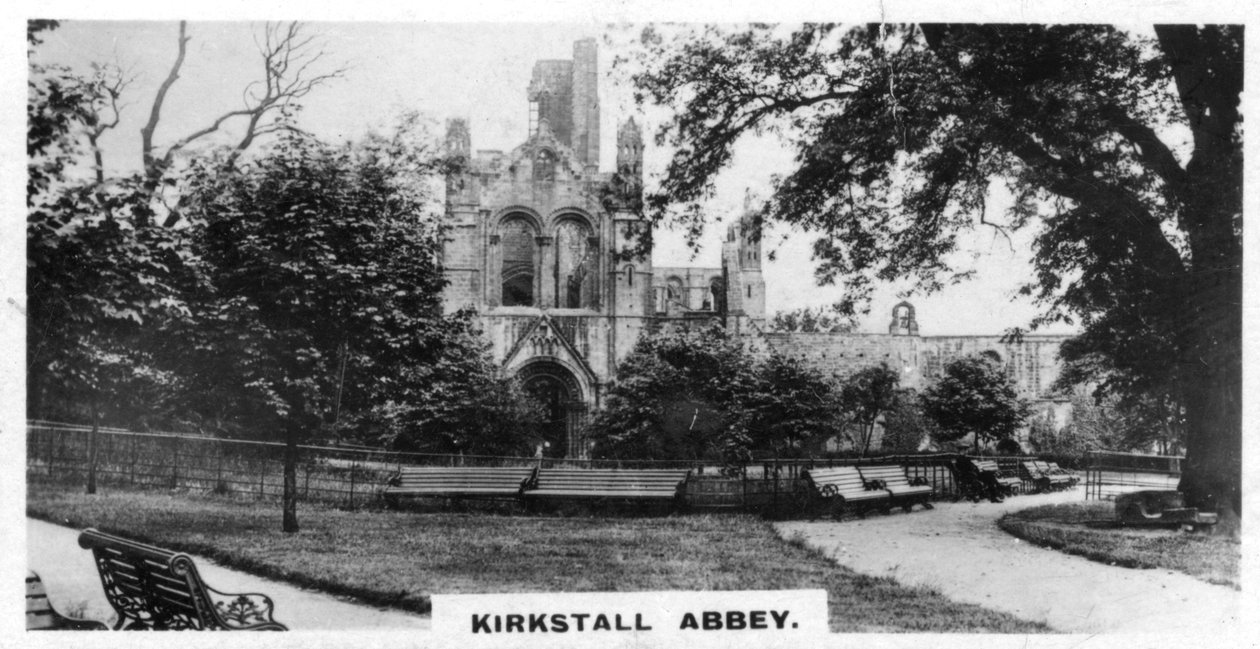 Kirkstall Abbey, Leeds, Yorkshire, ca 1920-tallet av Unbekannt