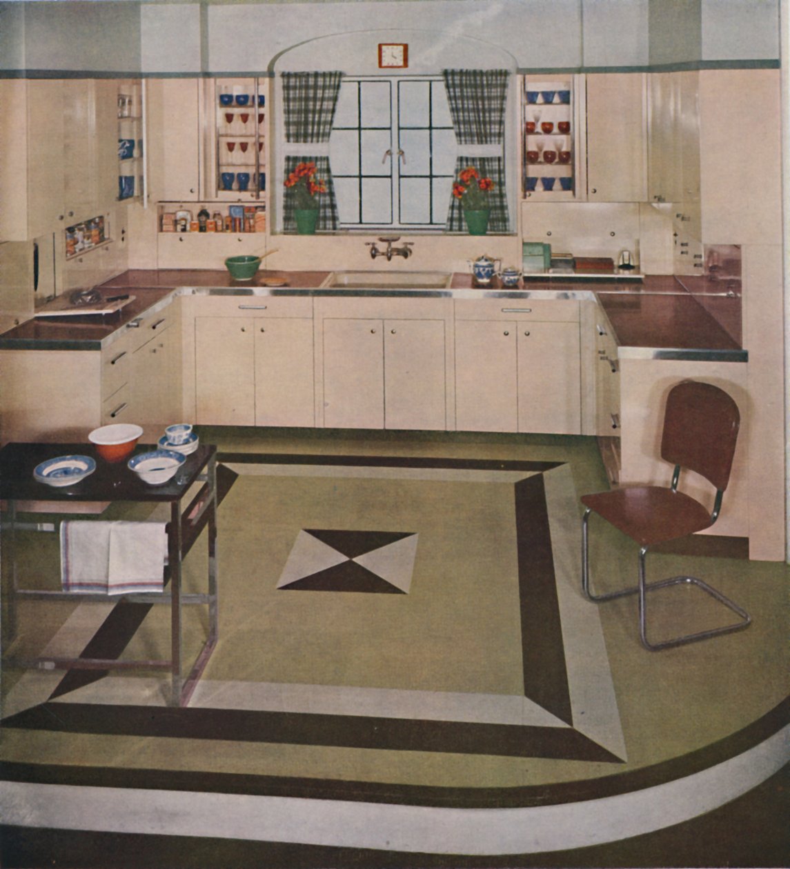 Kjøkken designet av George Sakier, 1939 av Unbekannt