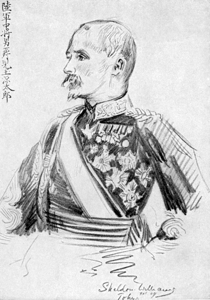 Kodama Gentaro , japansk soldat og statsmann, russisk-japanske krigen, 1904-5 av Unbekannt