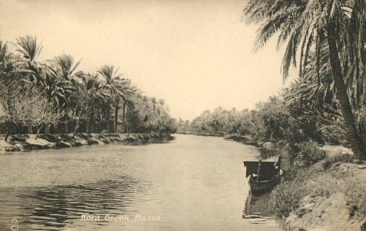 Kora Creek, Basra, c1918-c1939. av Unbekannt