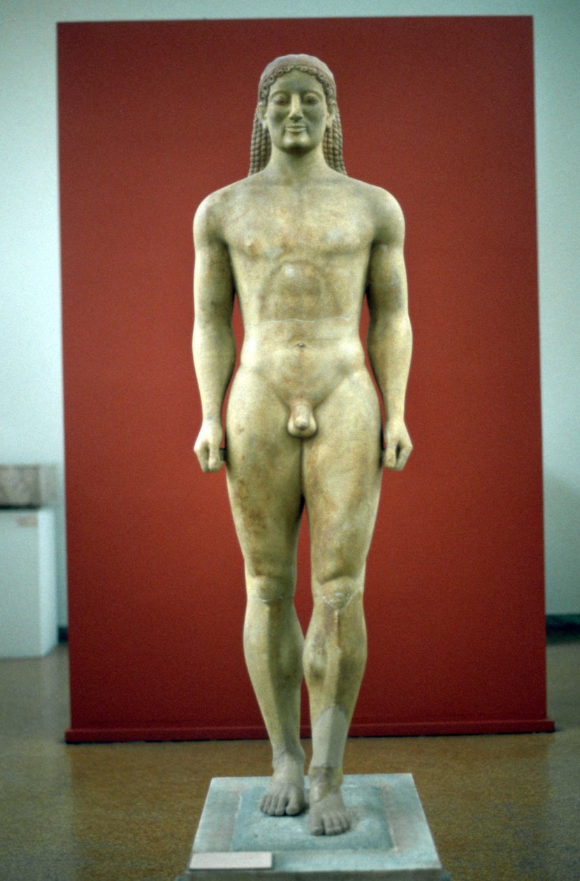 Kouros, ca 650-500 f.Kr av Unbekannt