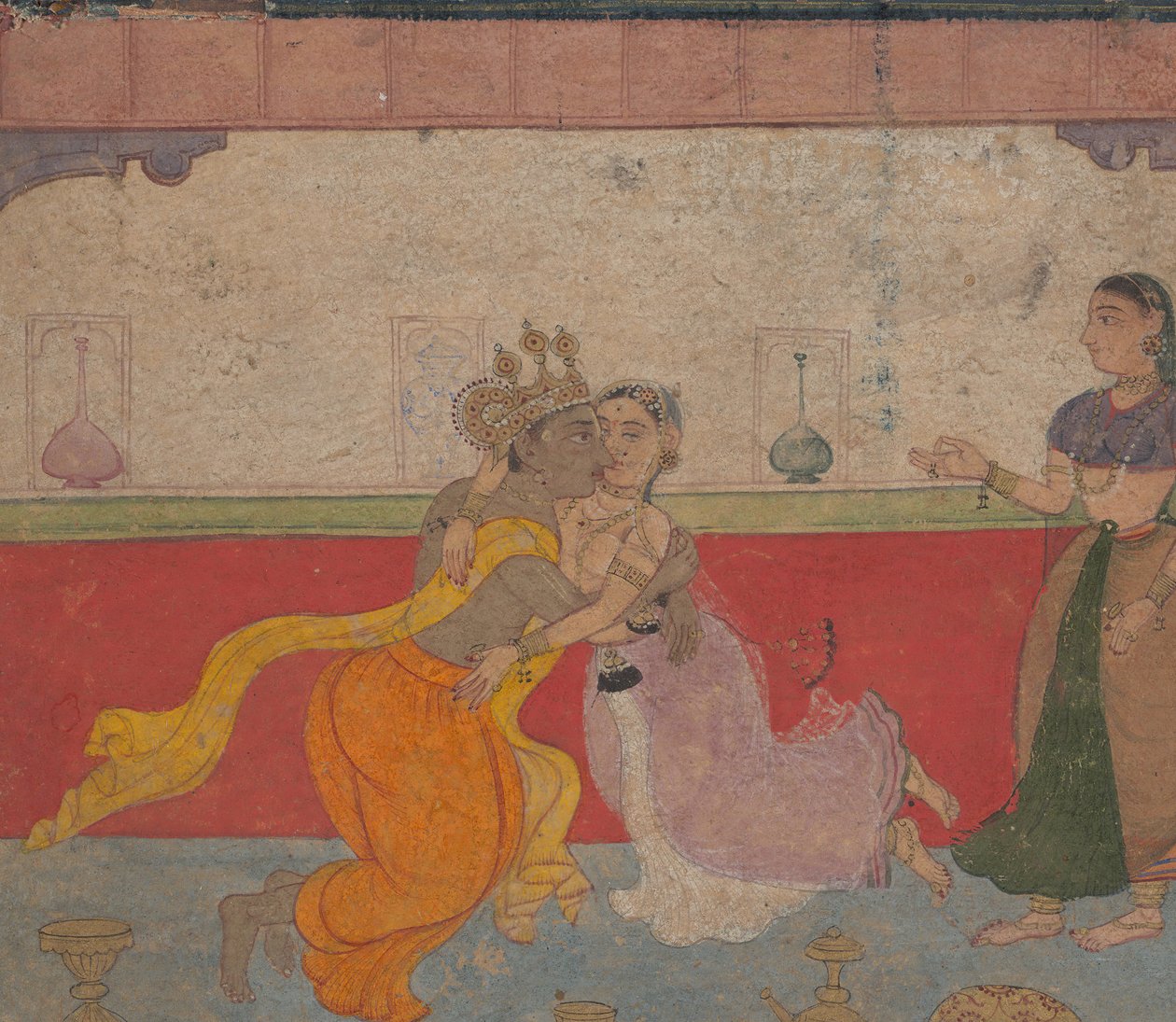 Krishna Kiss Radha: Side fra Boston Recreational Lovers av Unbekannt