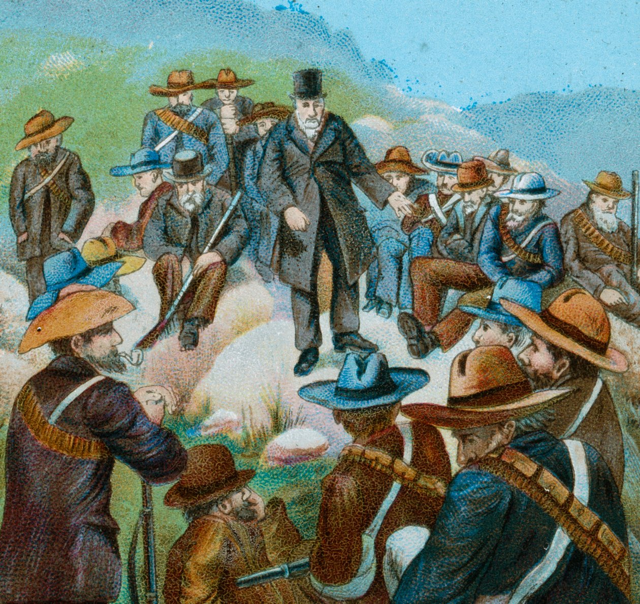 Kruger appellerer til borgerne i Bloemfontein, 1900 av Unbekannt