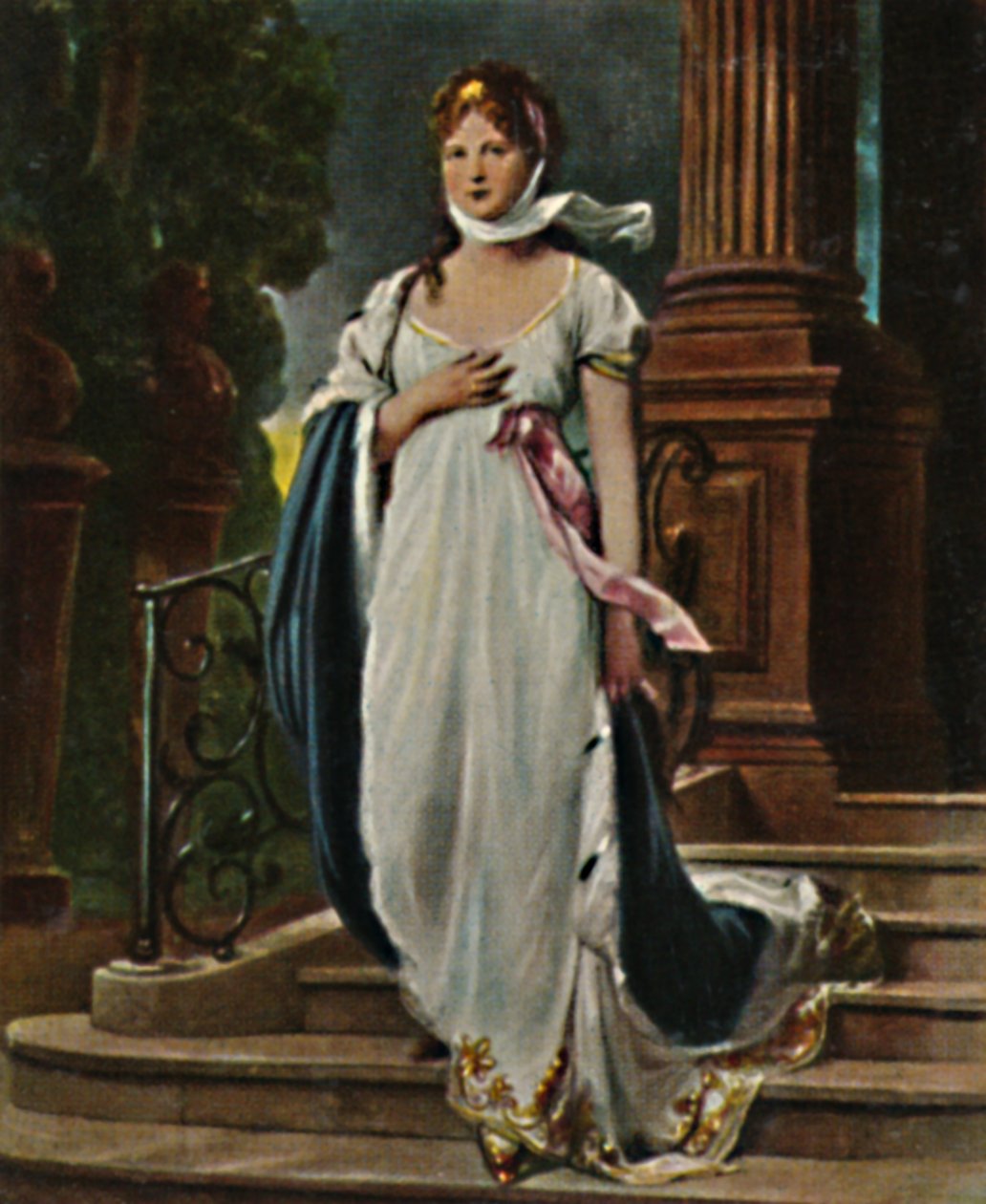 Dronning Louise 1776-1810. - Maleri av Gustao Richter, 1934. av Unbekannt