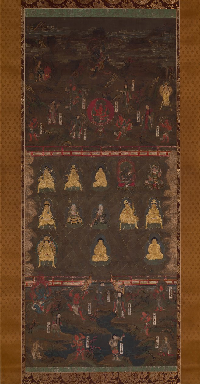 Kumano Shrine Mandala, tidlig på 1300-tallet. av Unbekannt