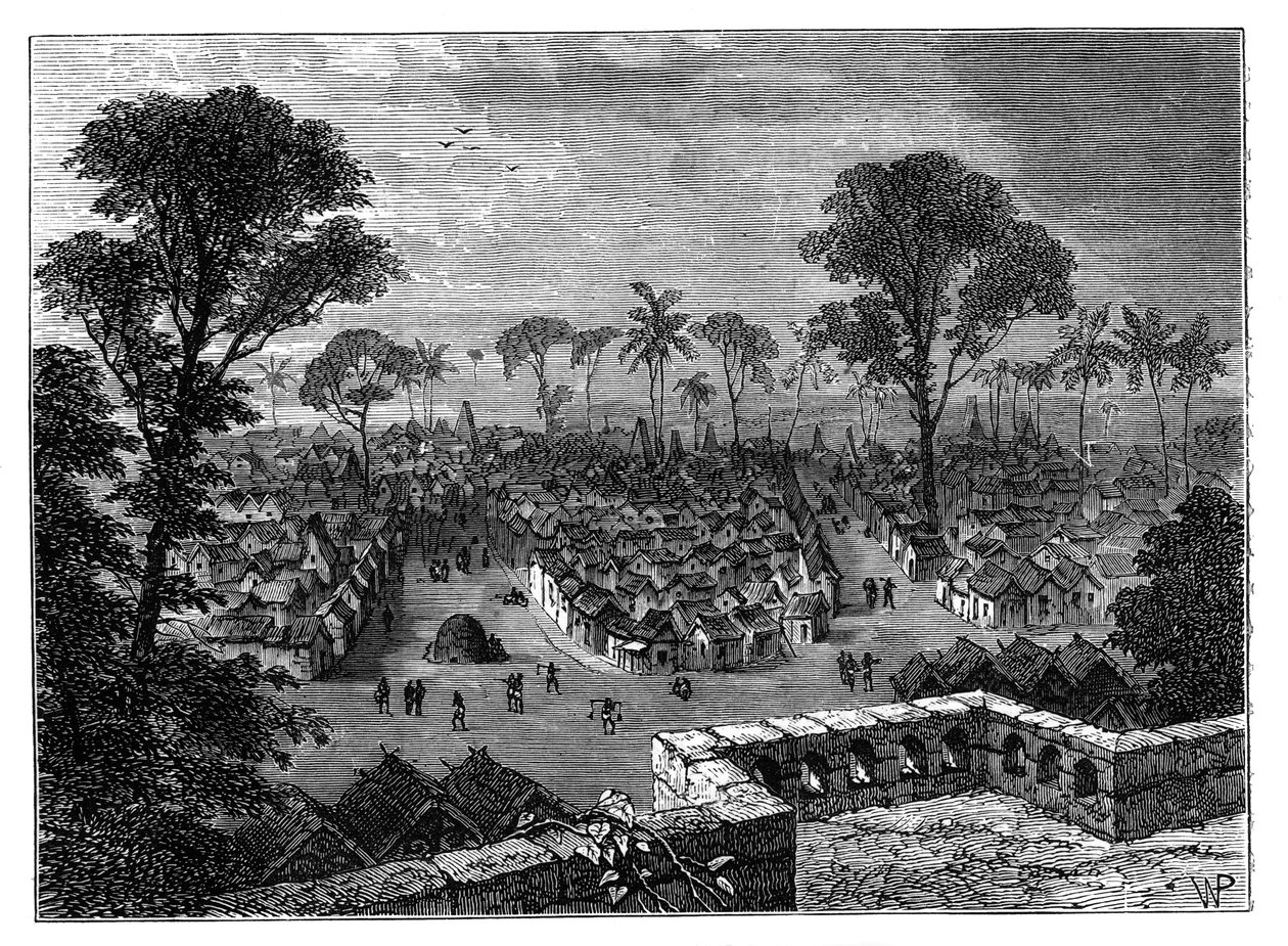Kumasi, Ashanti, Gold Coast, Vest-Afrika, c1890 av Unbekannt