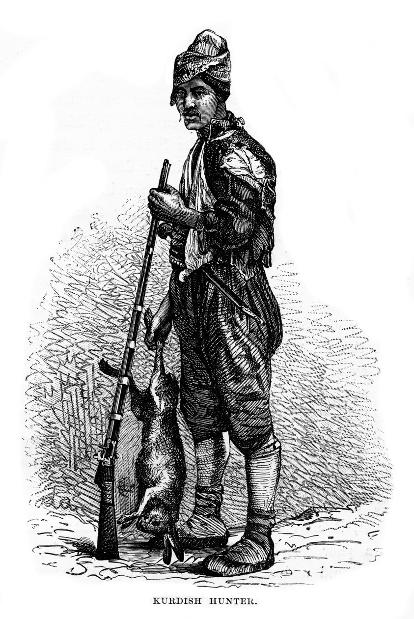 Kurdisk jeger, 1800-tallet av Unbekannt