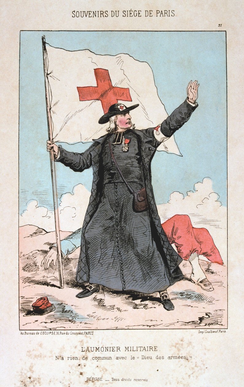 Militær kapellan, beleiringen av Paris, 1870-1871 av Unbekannt