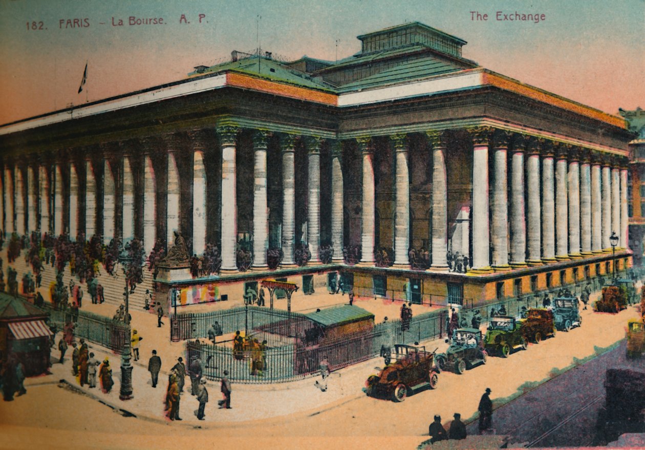 Børsen, Paris, c1920 av Unbekannt