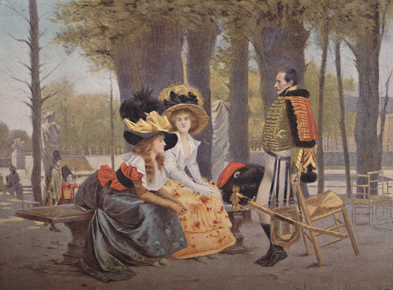 La Causerie. - Livet i Paris i 1793, 1896 av Unbekannt