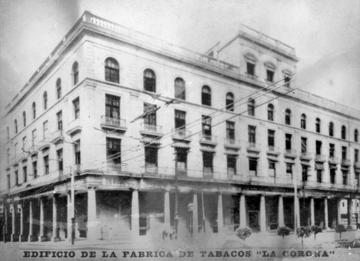La Corona, tobakksfabrikk, 1920-tallet av Unbekannt