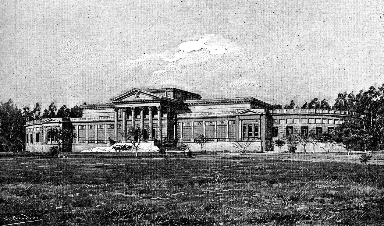 La Plata-museet, La Plata, Buenos Aires, Argentina, 1895 av Unbekannt