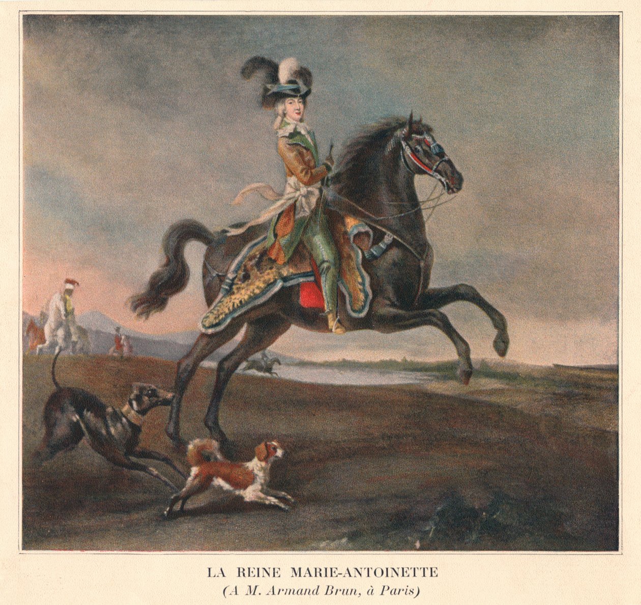 Dronning Marie Antoinette, 1783. av Unbekannt