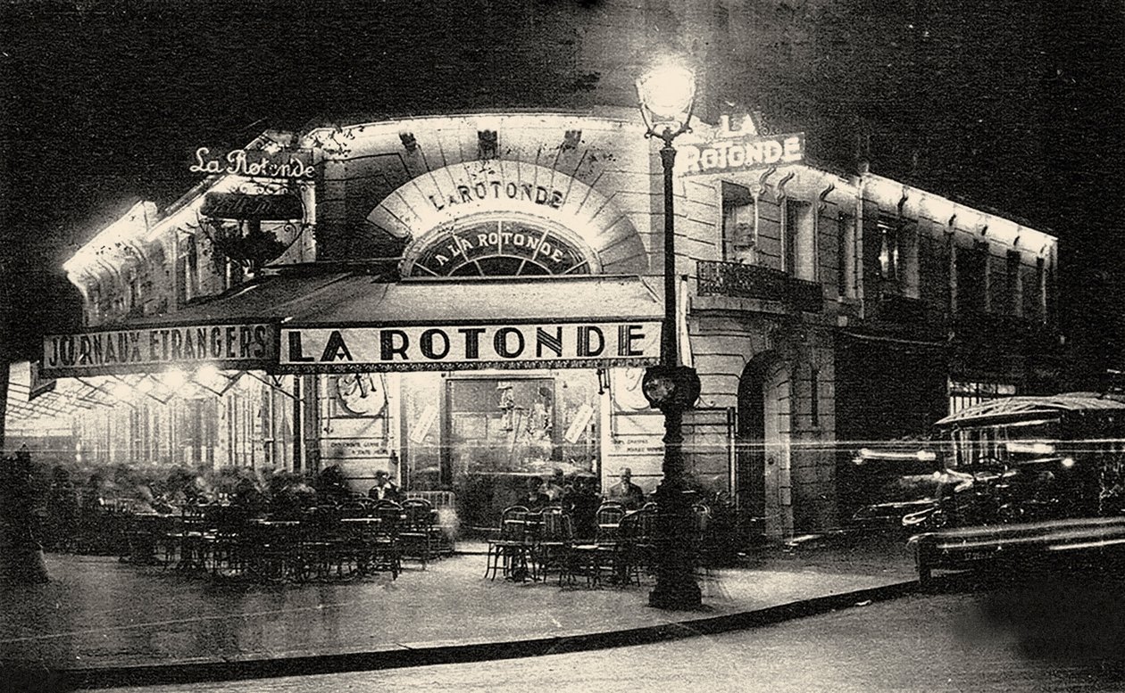 Rotundaen, Boulevard du Montparnasse, ca. 1925. av Unbekannt