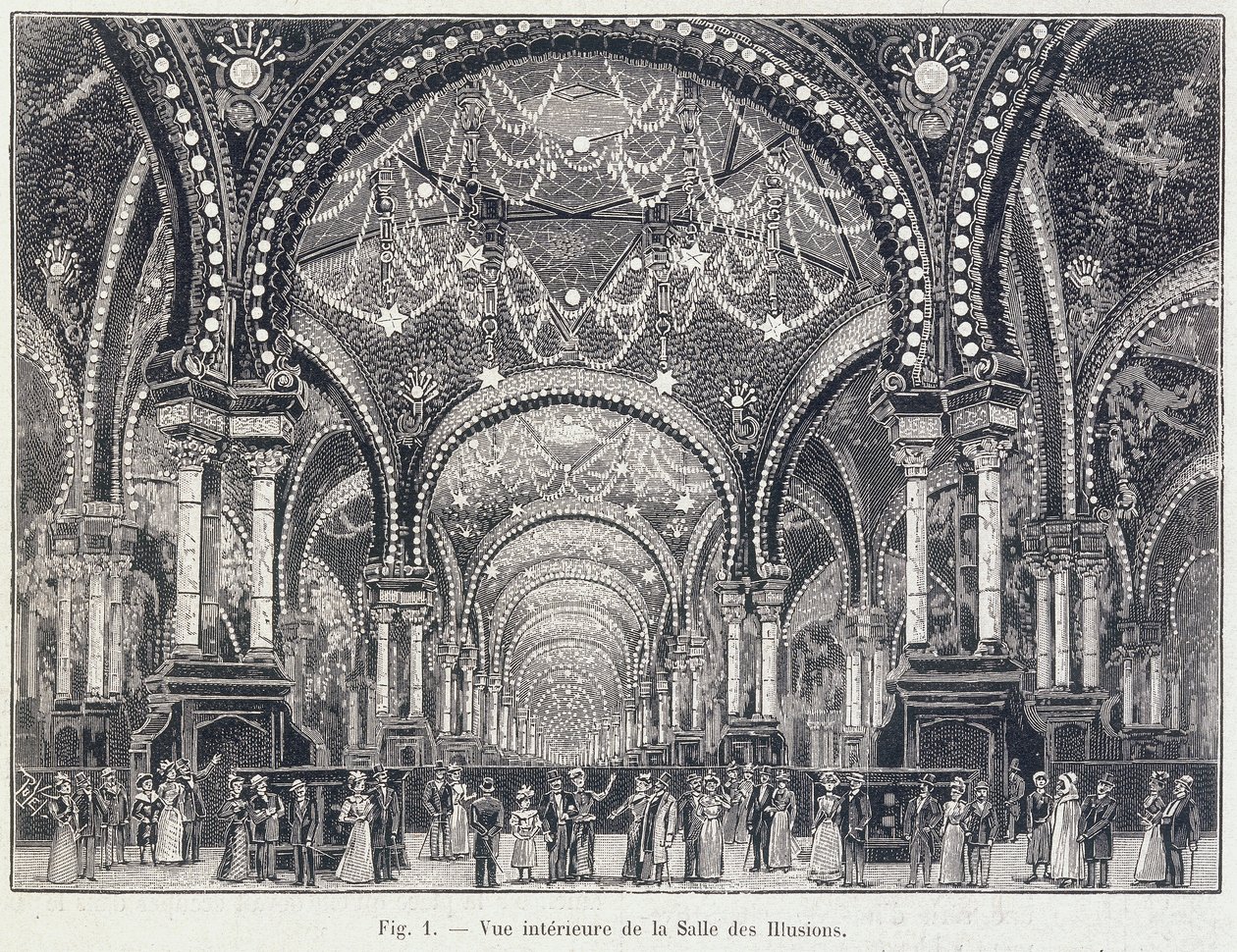 The Hall of Illusions, Paris, september 1900 av Unbekannt