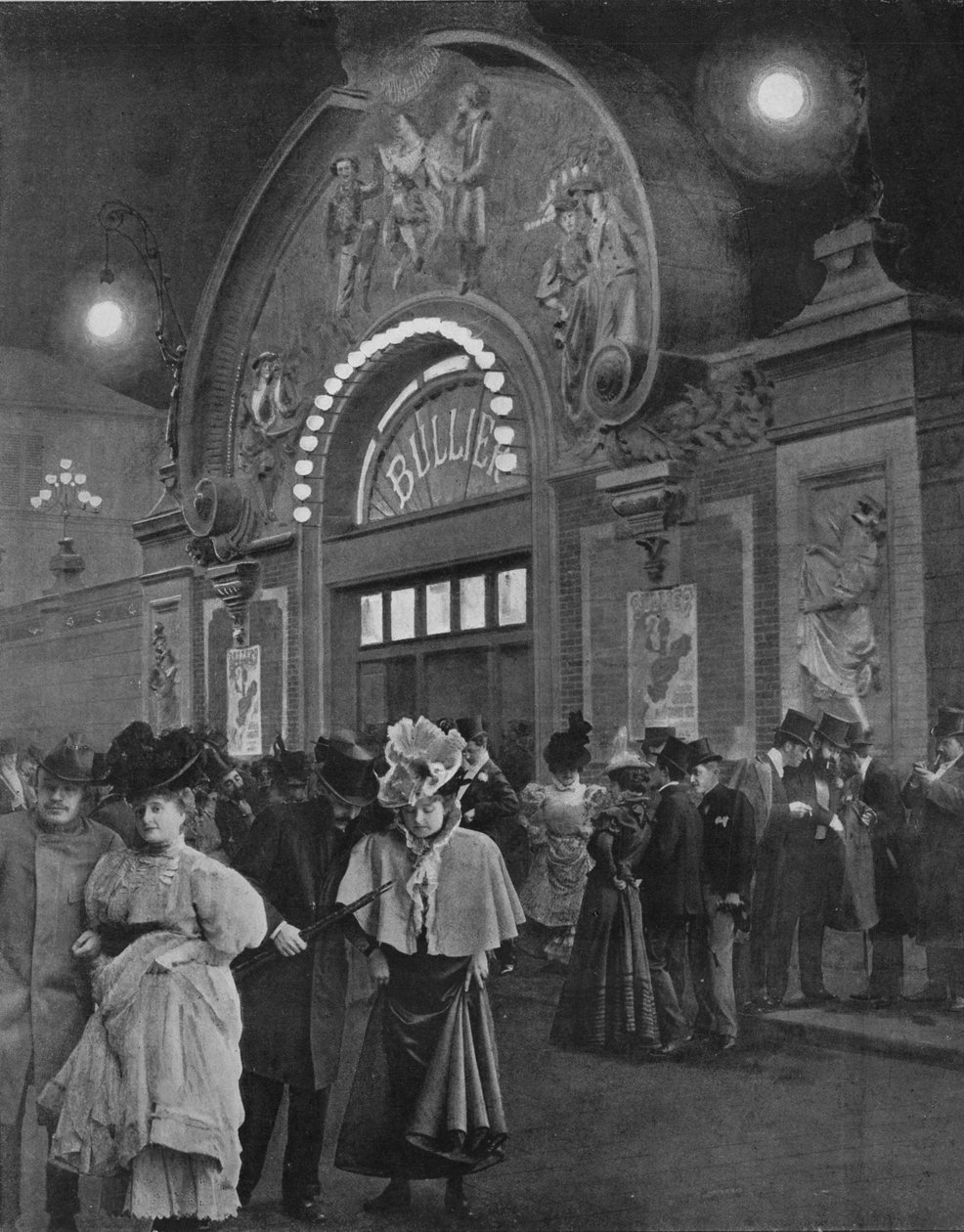 The Exit Of Bullier, 1900 av Unbekannt