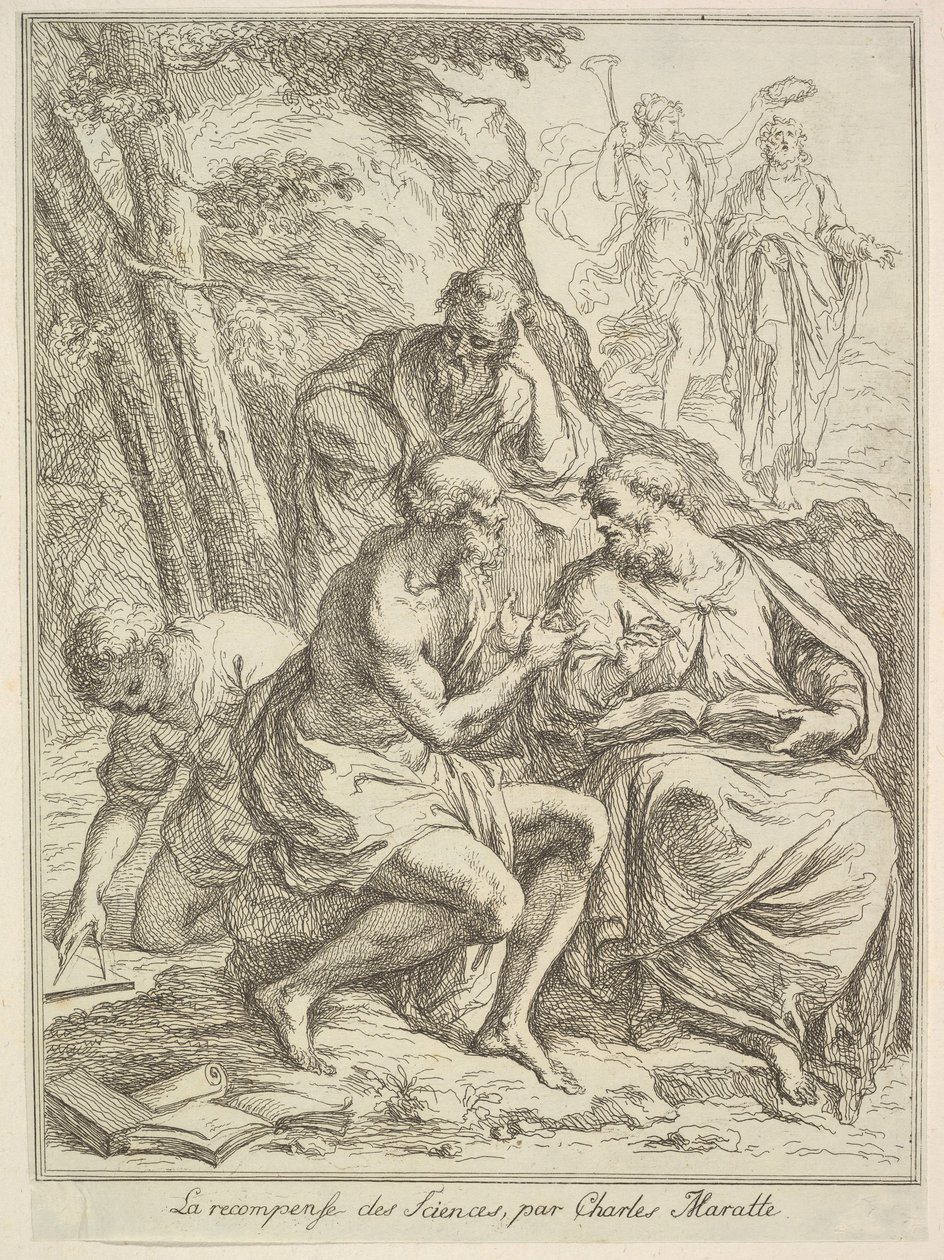 Vitenskapsprisen, 1640-1713. av Unbekannt