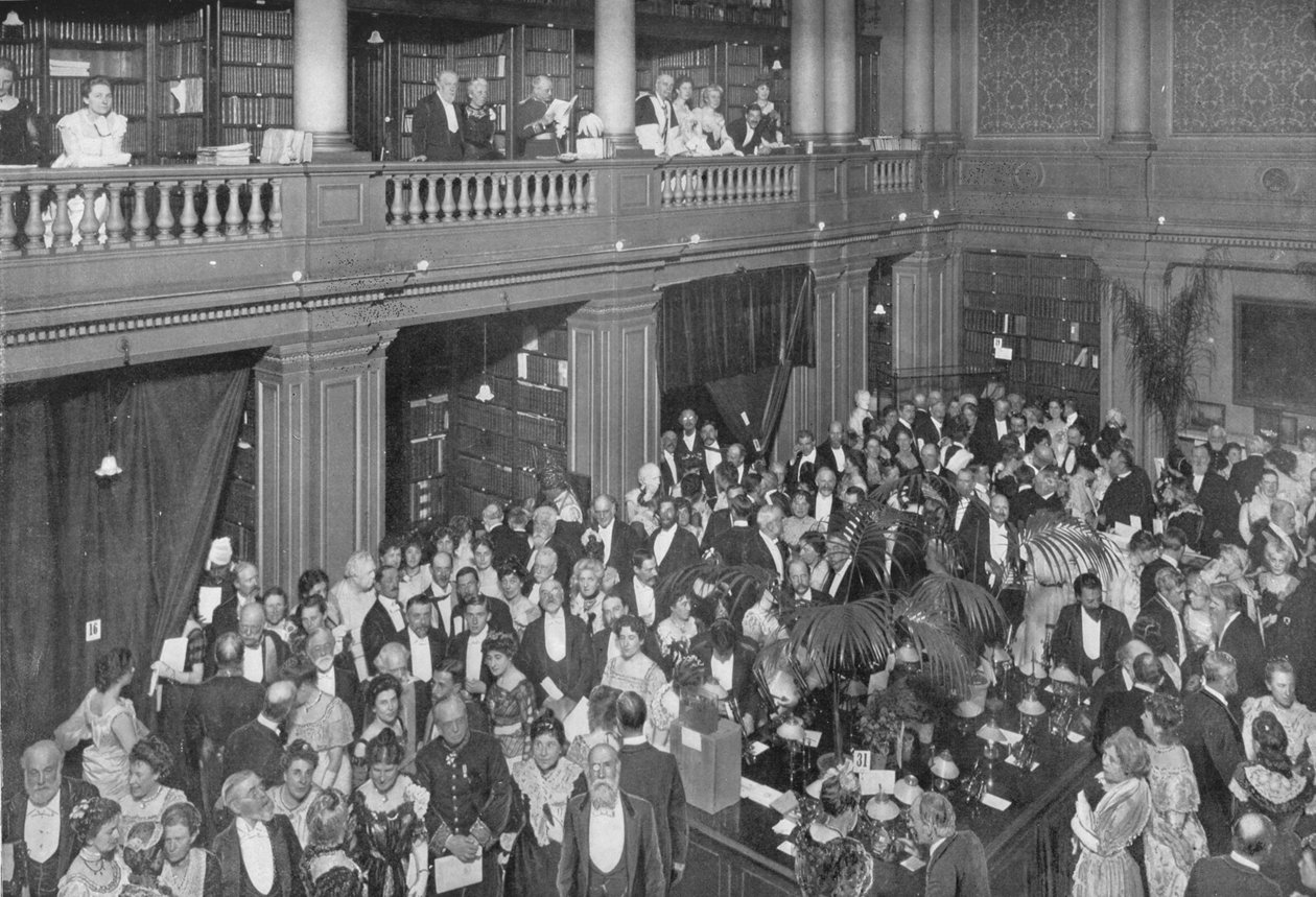Ladies night på Royal Society, London, c1903 1903 av Unbekannt