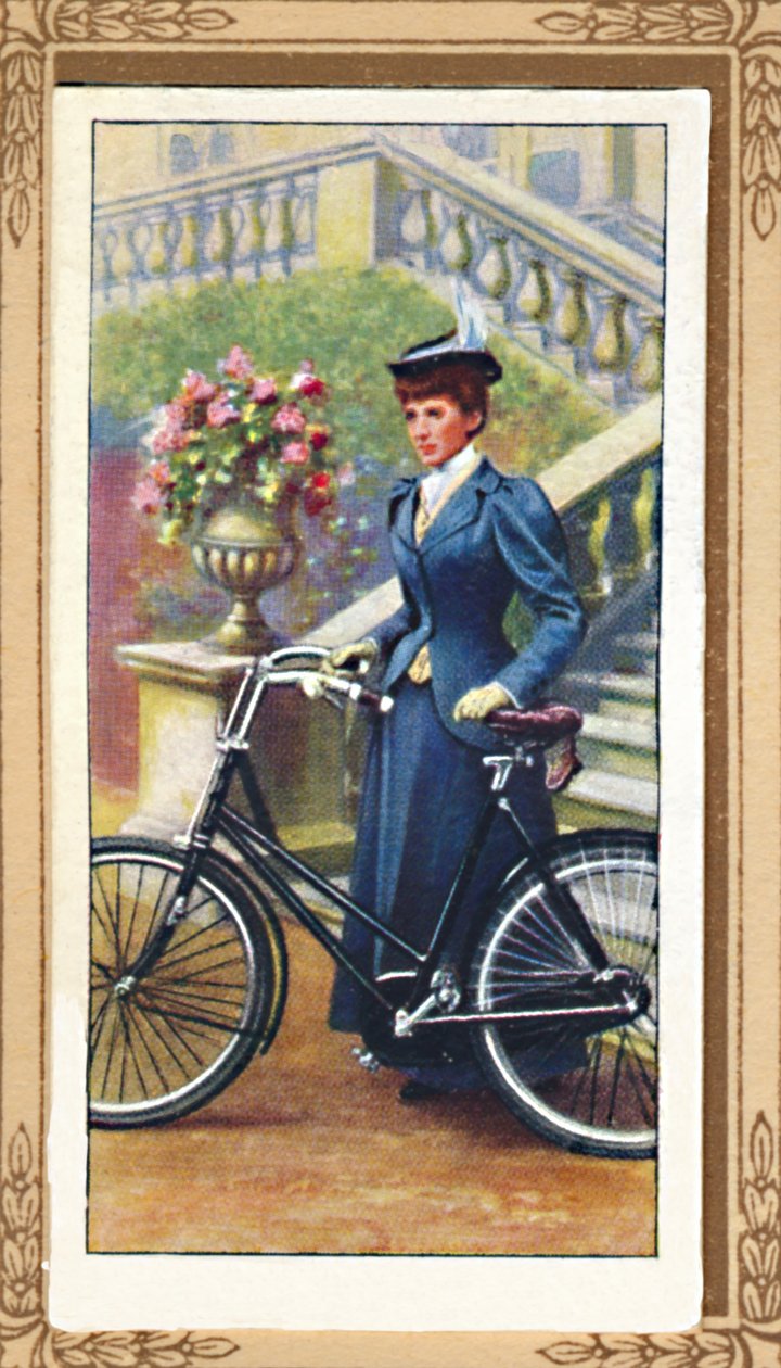 Lady Cyclist, 1896, 1939 av Unbekannt