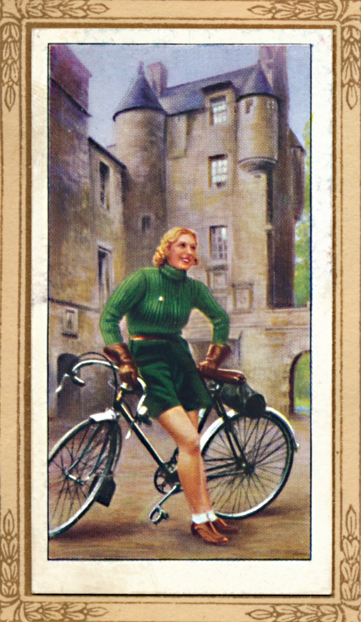 Lady Cyclist, 1939, 1939 av Unbekannt