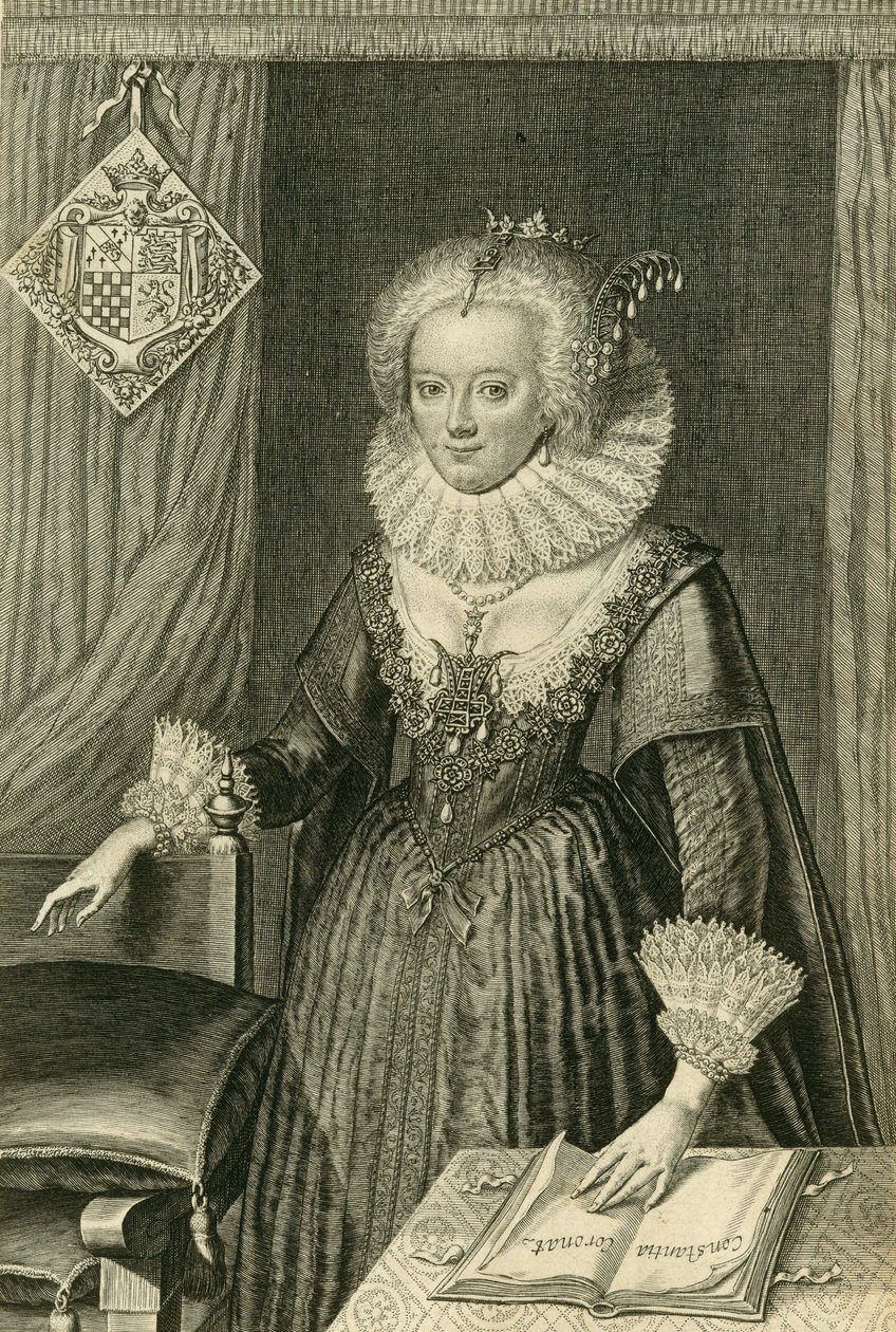 Lady Frances Stewart, hertuginne av Richmond og Lennox 1647-1702, ca 1663. av Unbekannt