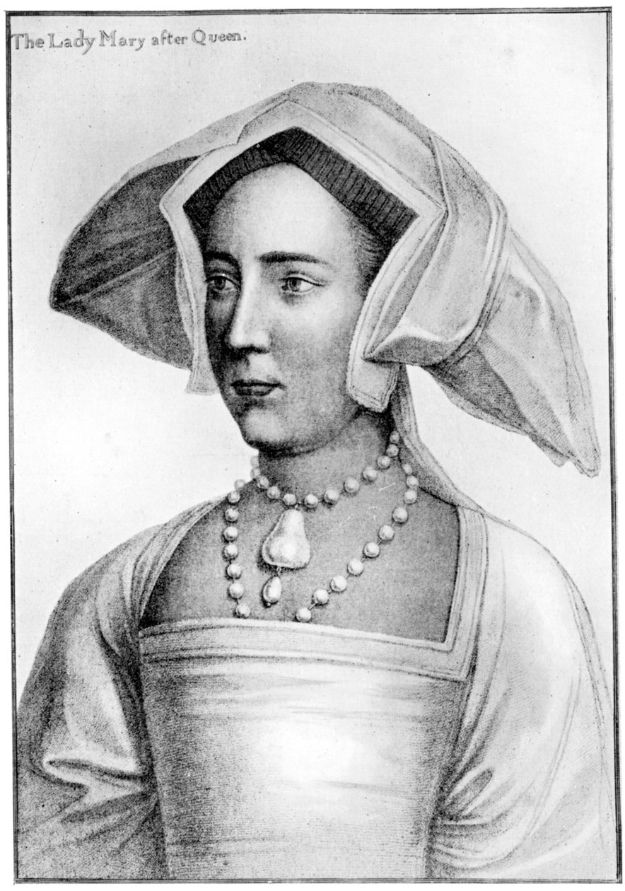 Lady Mary, 1500-tallet, 1910 av Unbekannt