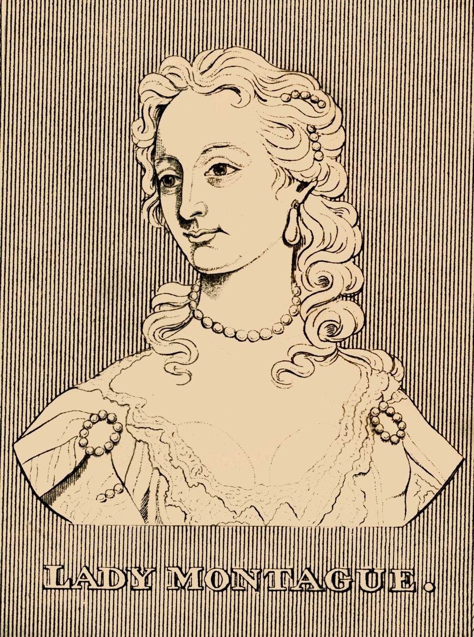 Lady Montague, 1689-1762, 1830. av Unbekannt