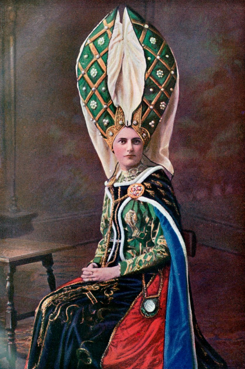 Damenes hodeplagg, 1450-1470, 1910 av Unbekannt