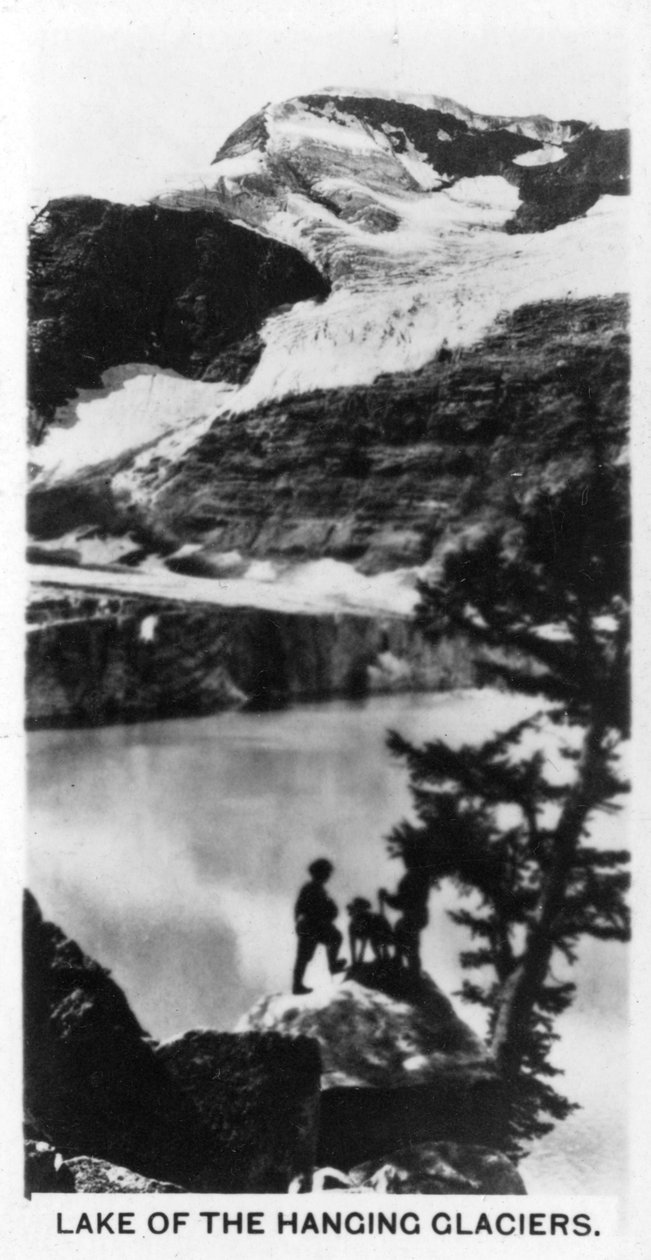 Lake of the Hanging Glaciers, Canada, ca 1920-tallet av Unbekannt