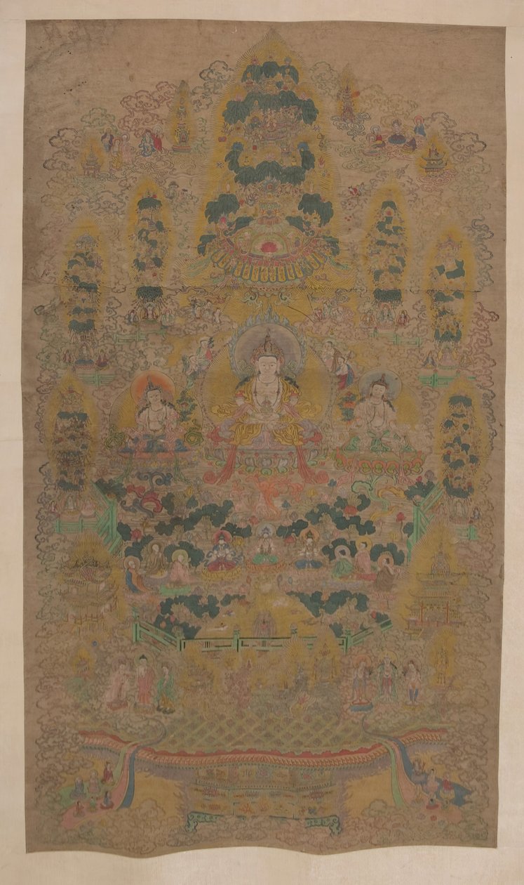 Lamaist Mandala, 1600-tallet. av Unbekannt