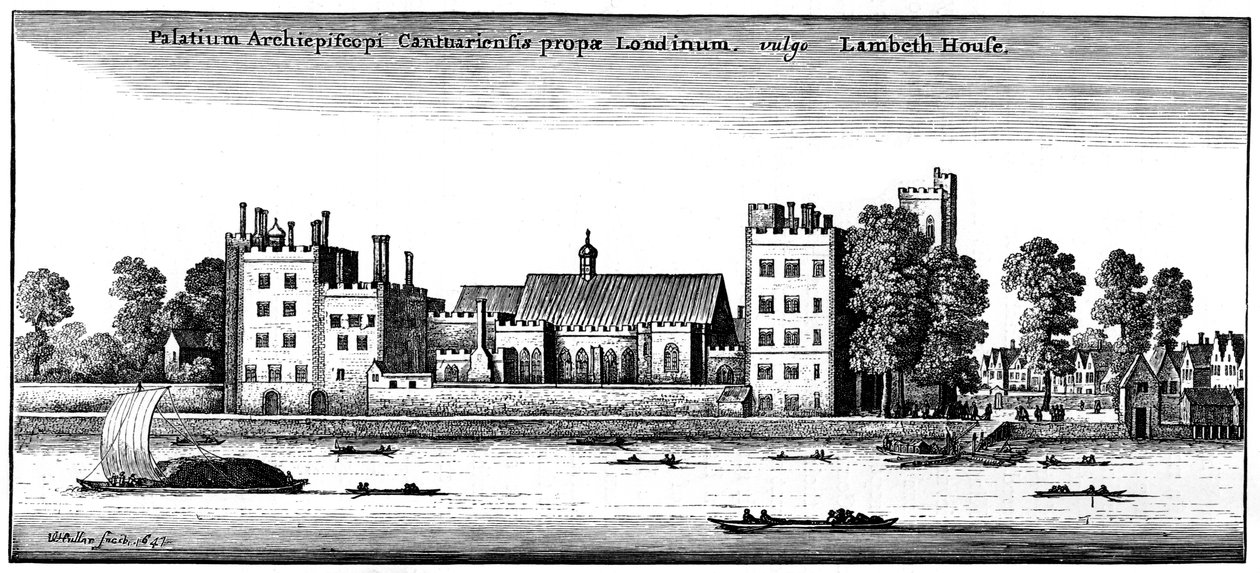 Lambeth Palace, London, 1647 1893 av Unbekannt
