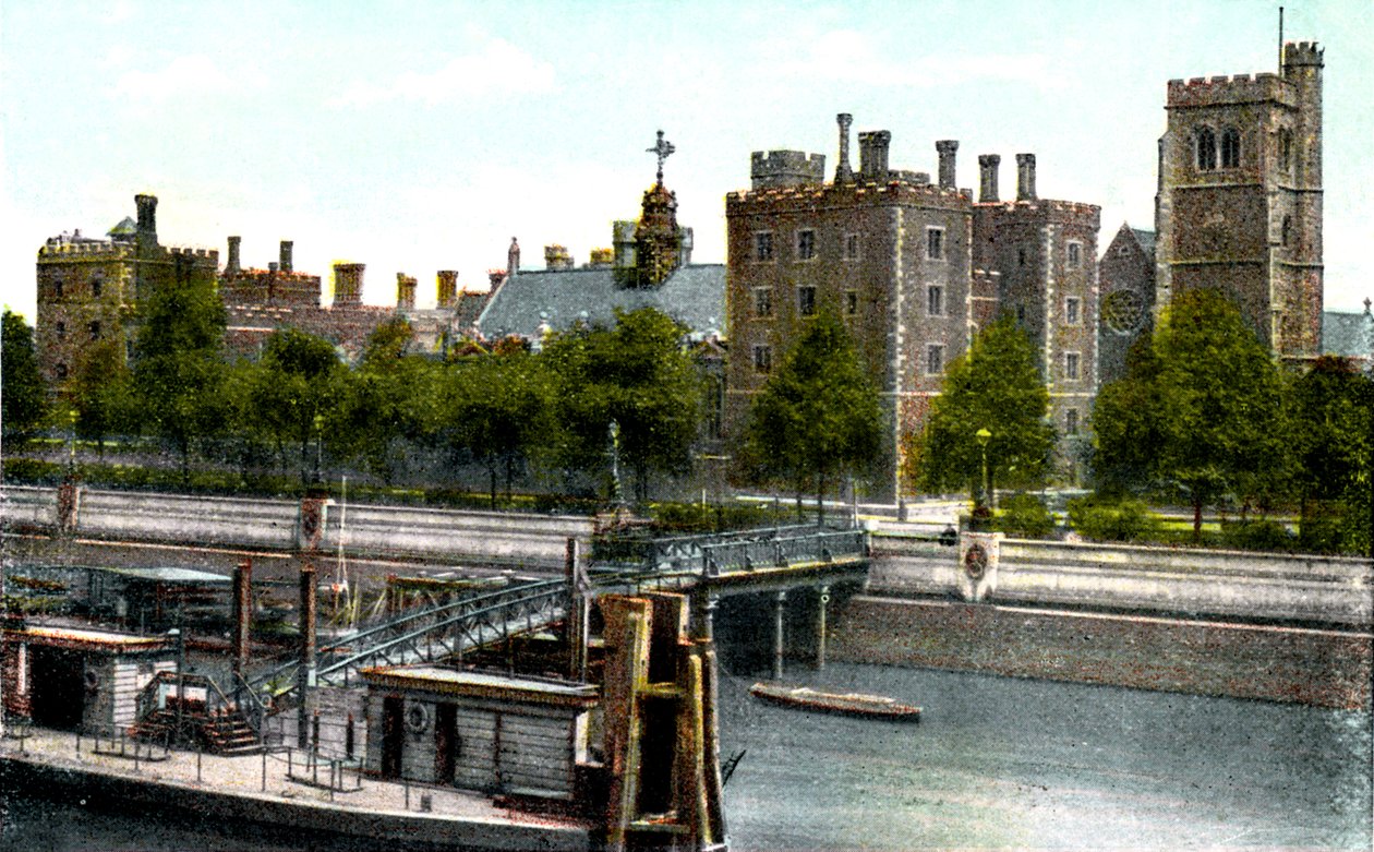 Lambeth Palace, London, 1900-tallet av Unbekannt