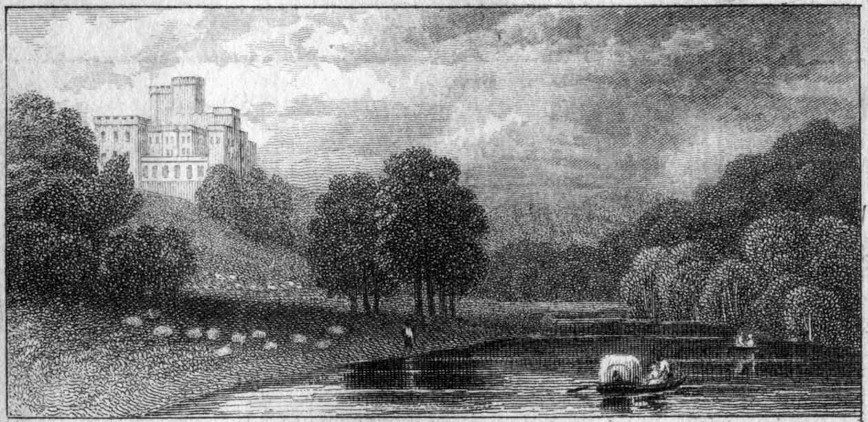 Lambton Castle, County Durham, 1800-tallet av Unbekannt