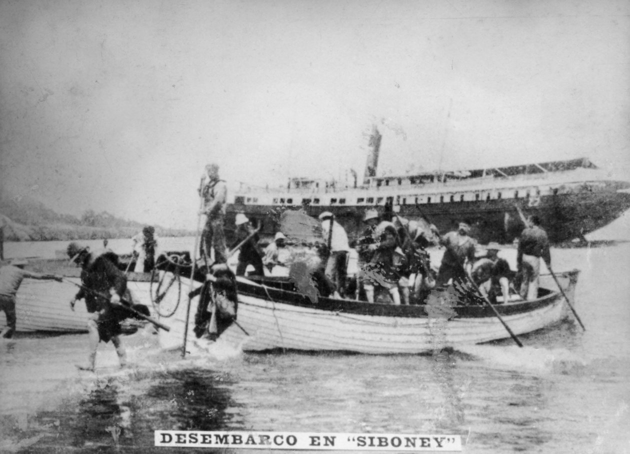 Landing i Siboney, 1898, 1920-tallet av Unbekannt