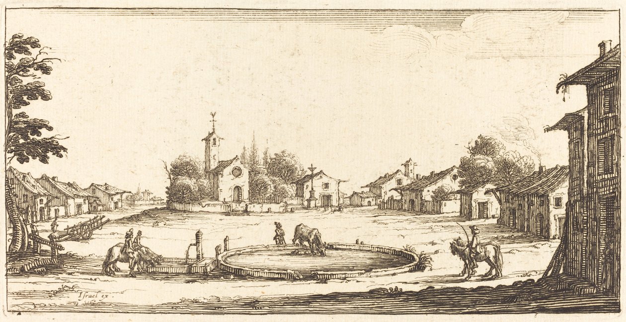 Landskap, i eller etter 1635. av Unbekannt