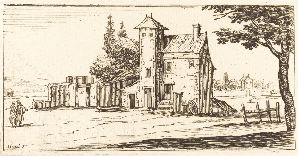 Landskap, i eller etter 1635. av Unbekannt