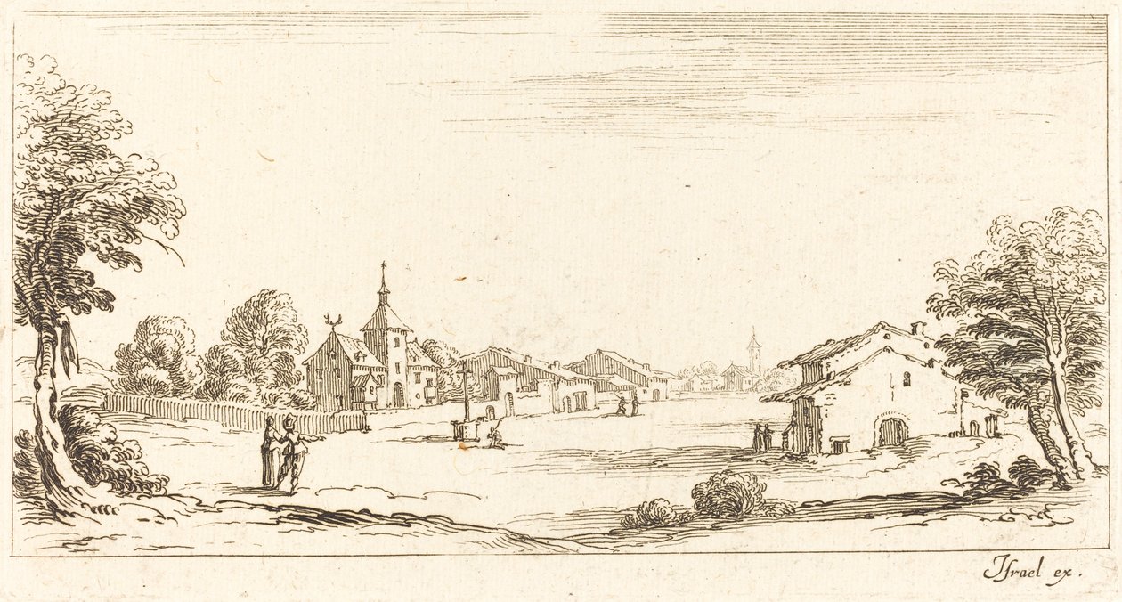 Landskap, i eller etter 1635. av Unbekannt