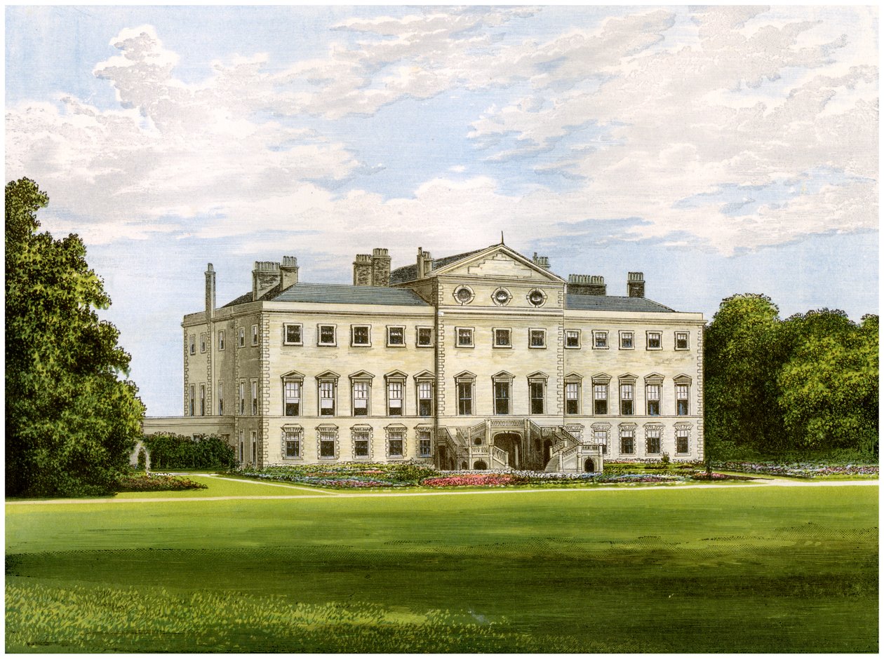 Lathom House, Lancashire, hjemmet til Lord Skelmersdale, c1880 av Unbekannt