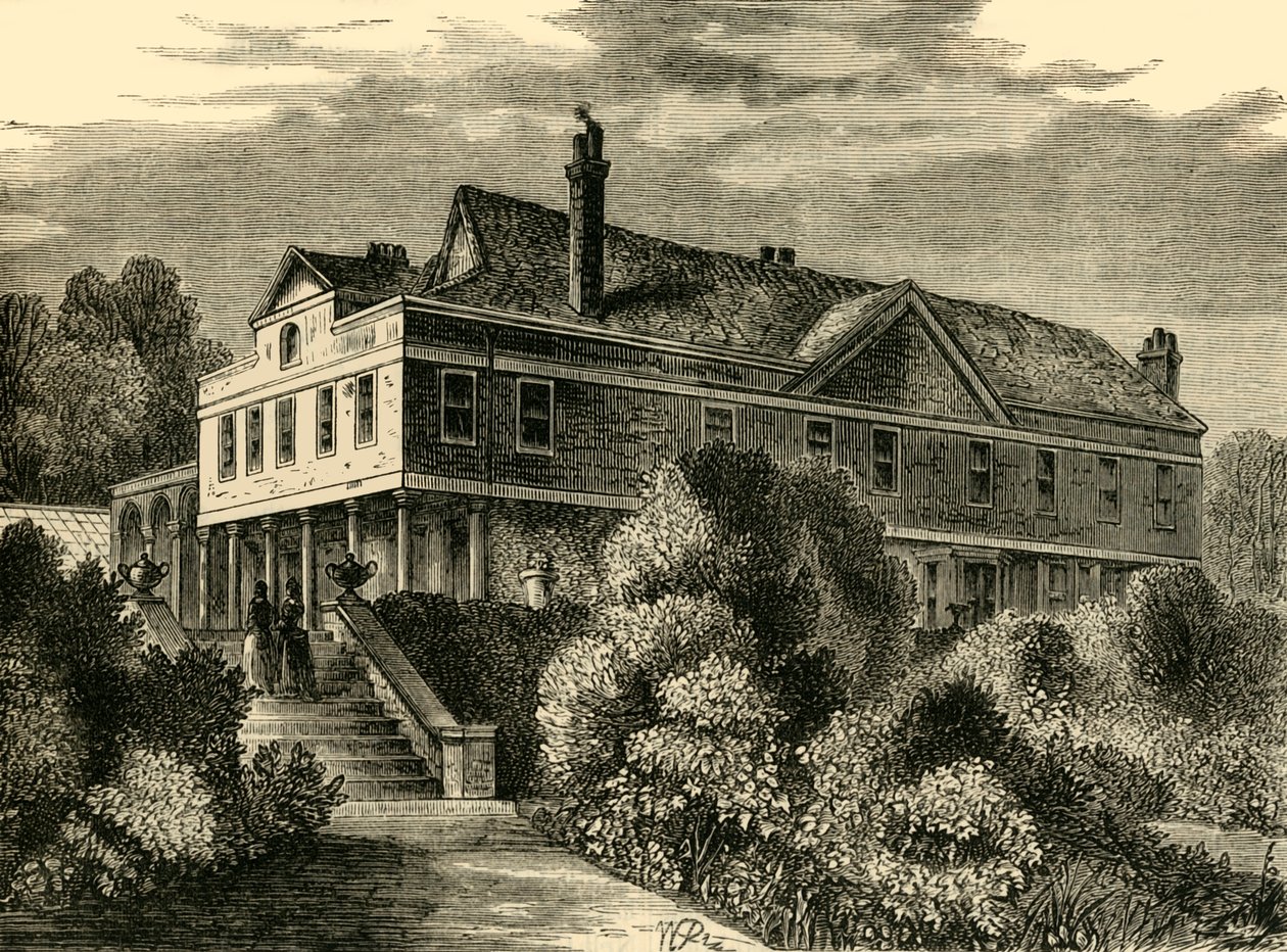 Lauderdale House, i 1820, c1876. av Unbekannt