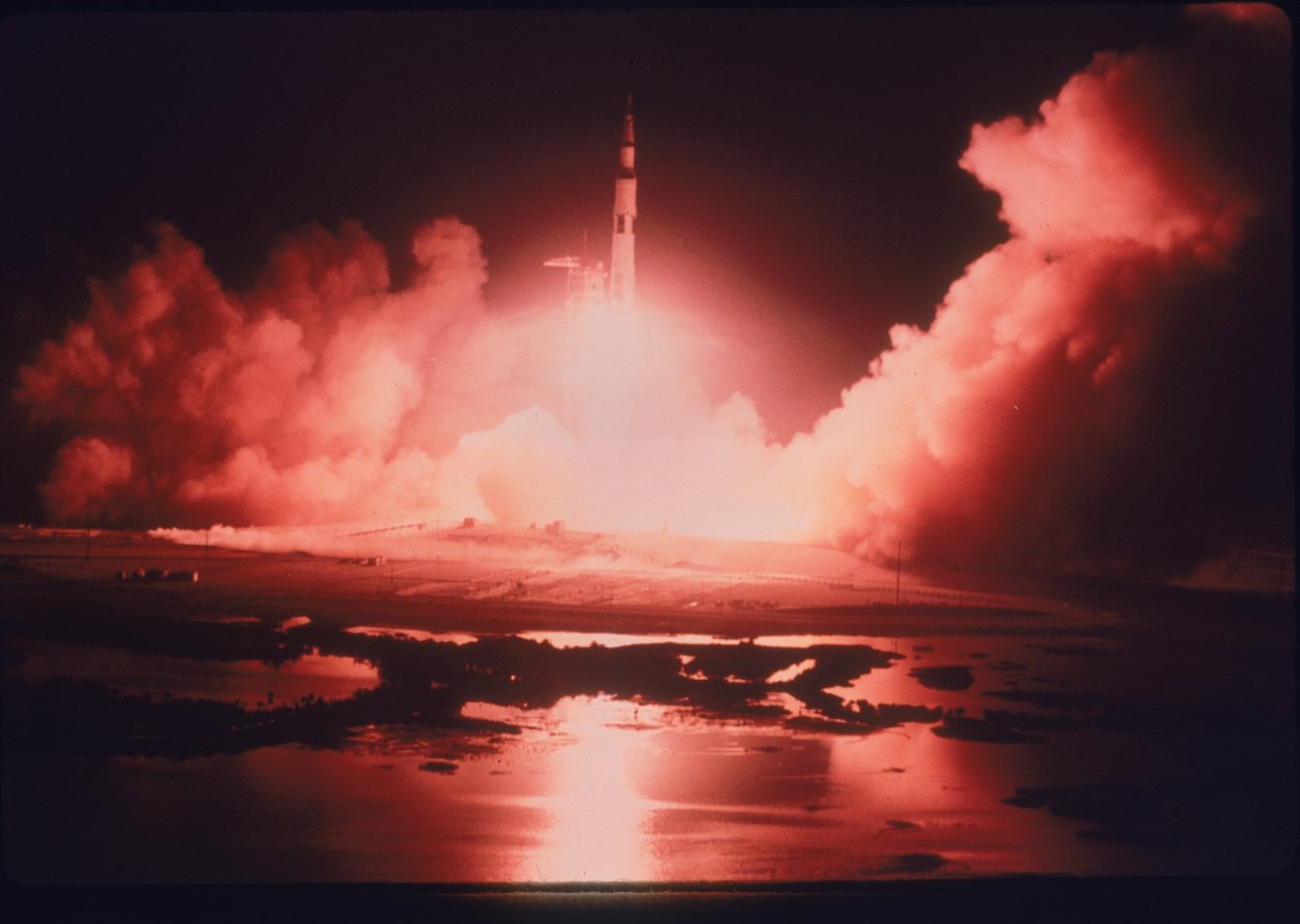 Lansering av Apollo 17-oppdraget, 1972 av Unbekannt