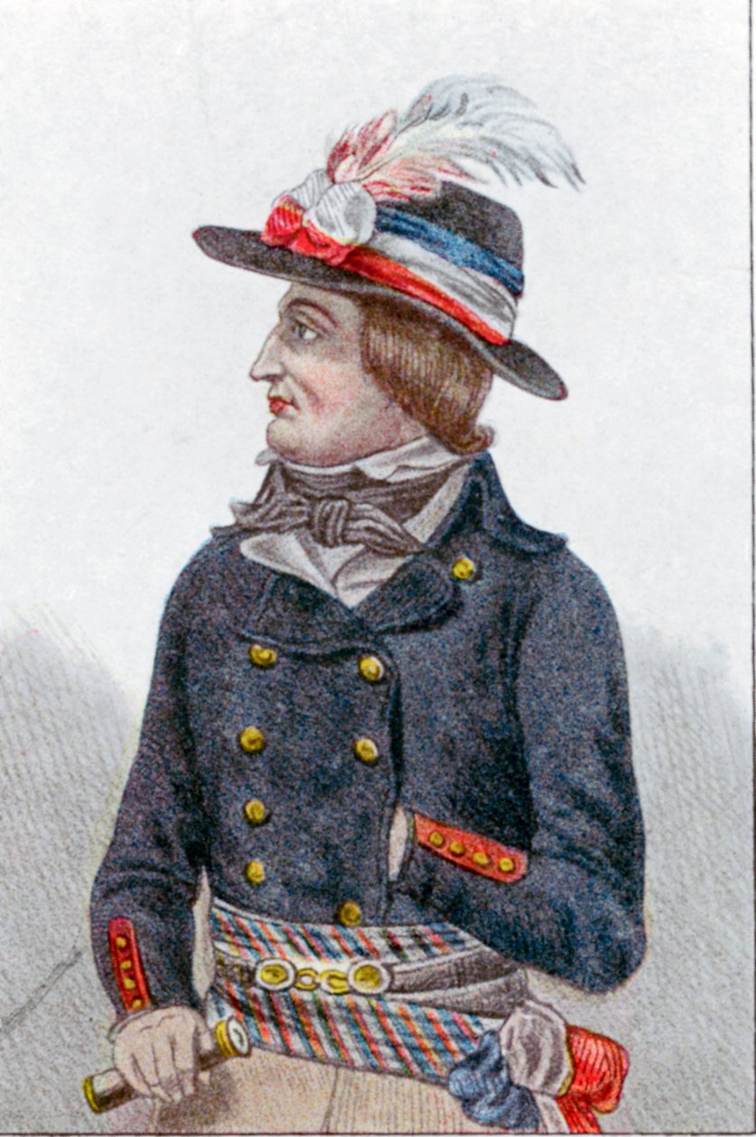 Lazare Nicolas Marguerite Carnot , fransk revolusjonær av Unbekannt