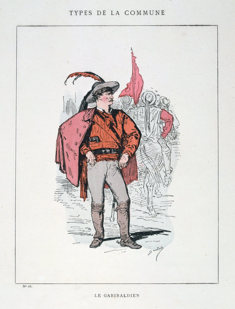 The Garibaldian, Paris Commune, 1871. av Unbekannt